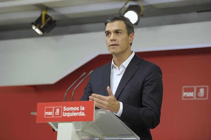 Pedro Sánchez comparece en Ferraz el 1 de octubre