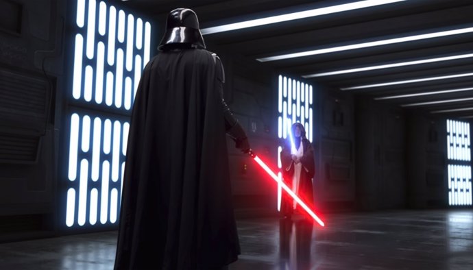 Darth Vader vs Obi-Wan en Star Wars