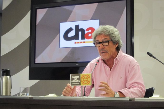 El diputado de CHA en las Cortes de Aragón, Gregorio Briz