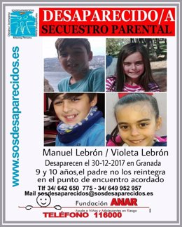Los dos menores desaparecidos en Granada