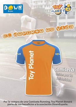 Camiseta running para Down España