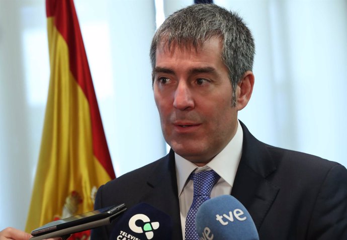 El presidente del Gobierno de Canarias, Fernando Clavijo