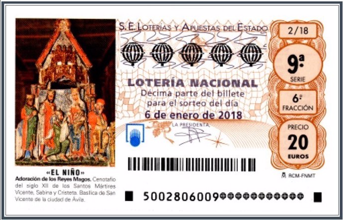 Decimo Loteria de El Niño 2018