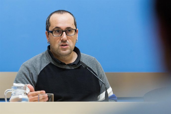 Alberto Cubero, hoy en rueda de prensa en el Ayuntamiento