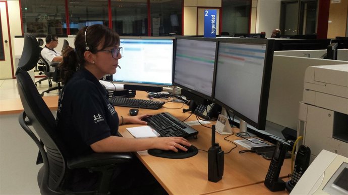 Sala operativa del 1-1-2 Canarias