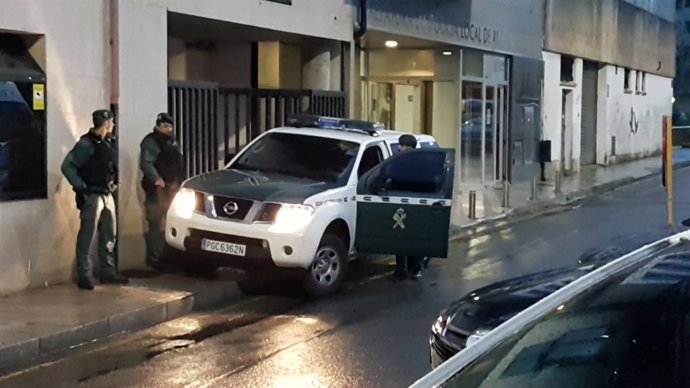 Arribada al jutjat de l'autor confés de la mort de Diana Quer