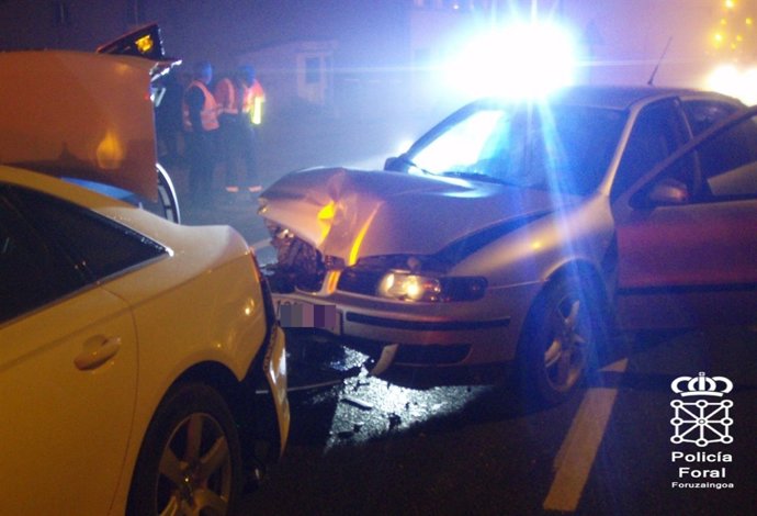 Accidente de tráfico en Villava