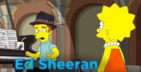 Así es el cameo de Ed Sheeran en Los Simpson