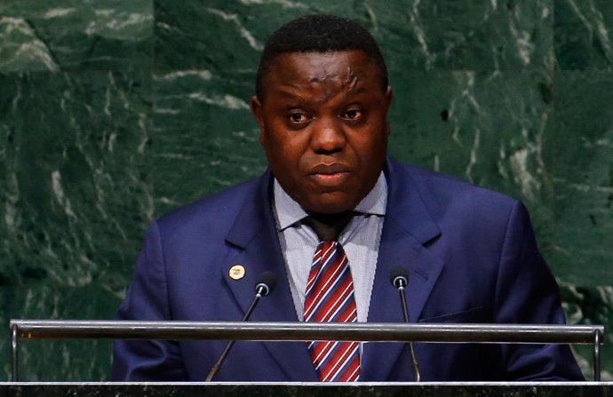 Harry Kalaba, ministro de Exteriores de Zambia ante la ONU