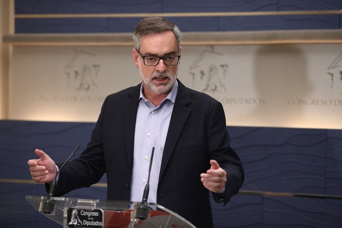 Roda de premsa de José Manuel Villegas al Congrés
