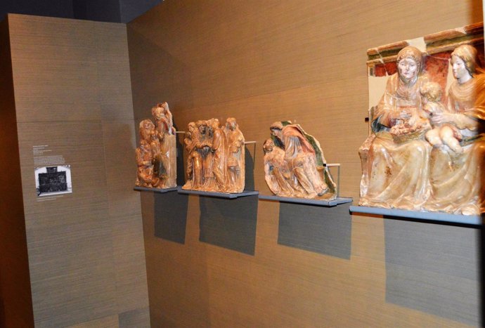 Piezas originarias de Sijena, en el Museu de Lleida