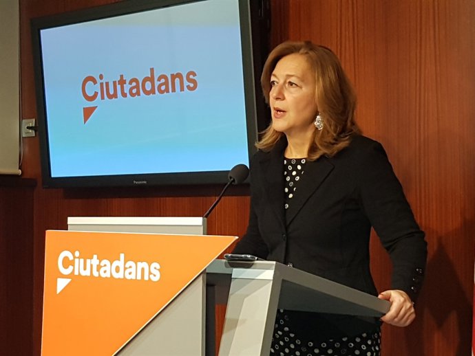La líder d'Cs a Barcelona, Carina Mejías