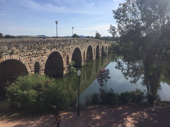 Puente romano sobre el Guadiana de Mérida