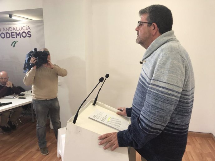 El secretario de Organización de Podemos Andalucía, Nacho Molina