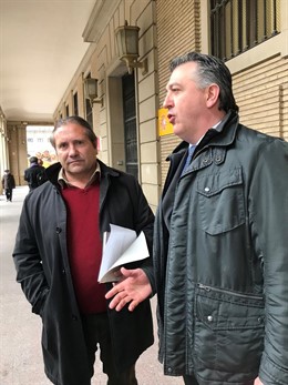 José María Penella de UAGA y el abogado Pablo Martínez 