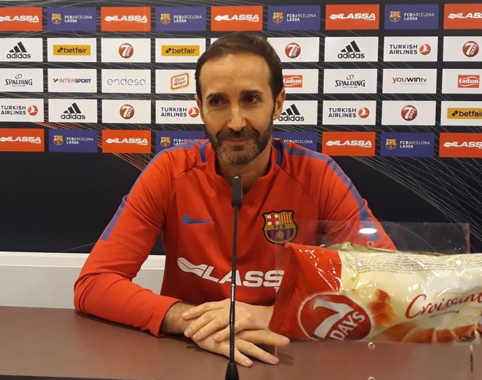 Sito Alonso (FC Barcelona) en rueda de prensa