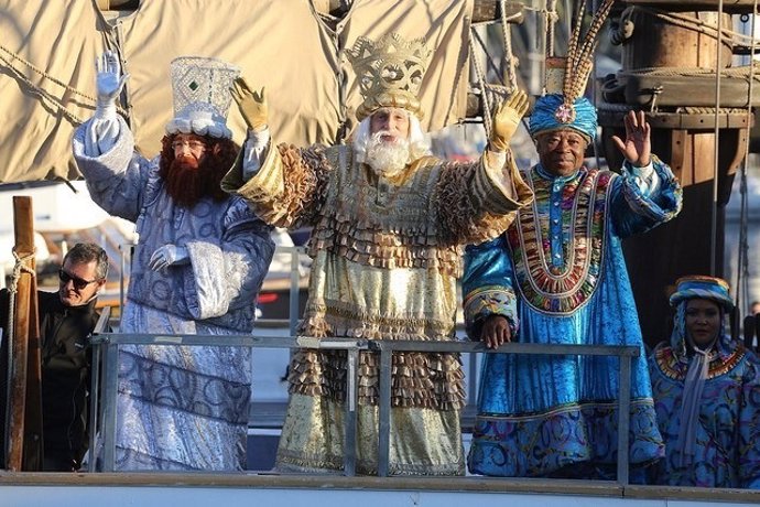 Los Reyes Magos de Oriente en la Cabalgata de Barcelona