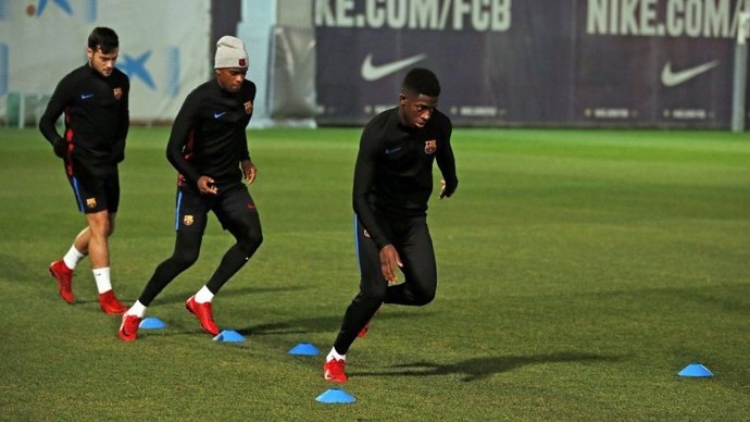 Dembélé viaja a Vigo en una convocatoria sin Iniesta, Suárez o Messi