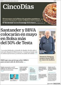 Las portadas de los periódicos económicos de hoy, jueves 4 de enero