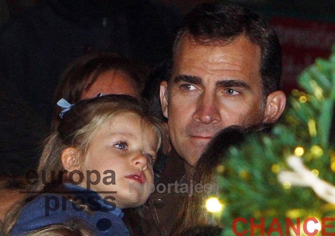 Rey felipe y princesa leonor