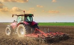 Tractor, agricultura, arando