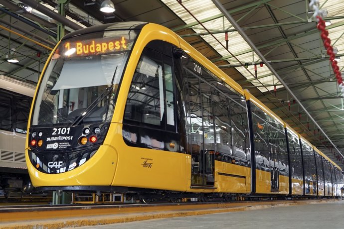 Tranvía que CAF suministrará a Budapest