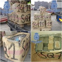 Detenido un transportista que llevaba mercancía de España a Francia con 640 kilos de hachís en la carga legal