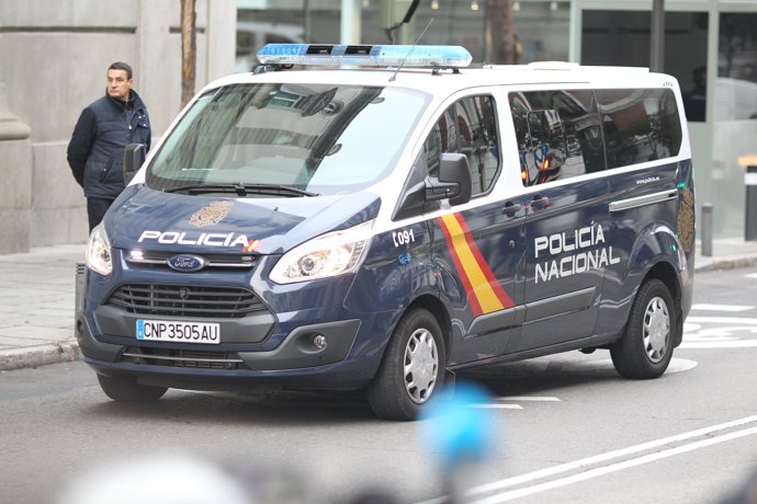 Junqueras arriba en furgó de la Policia al Tribunal Suprem 