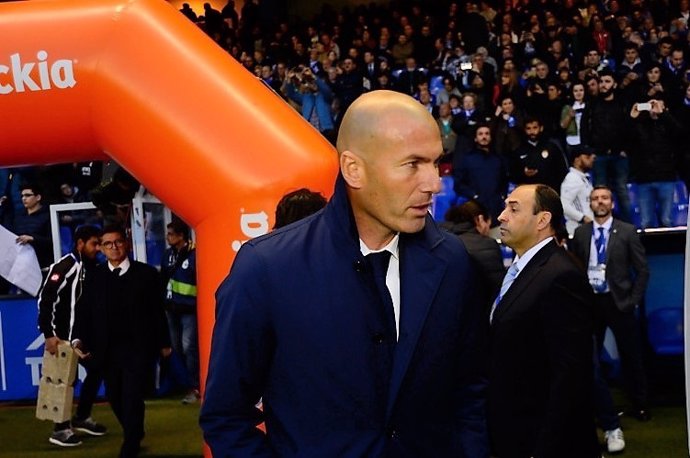 Zinédine Zidane, entrenador del Real Madrid