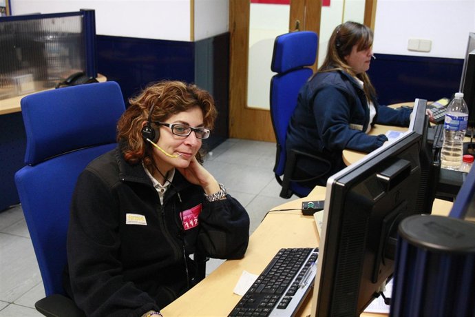 Oficina, Gente Trabajando, 112, Tecnología, Operadora, Emergencias sanitarias