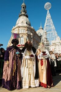 Los Reyes Magos pasarán frío a su llegada a la Región de Murcia