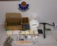 Detenidas tres personas en Gernika por tráfico de estupefacientes e incautadas drogas por valor de 100.000 euros 