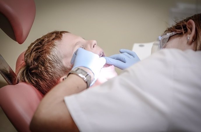 Dentista, niño