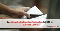 Las 10 principales citas electorales de 2018 en América Latina