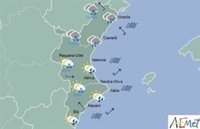 Los Reyes traen nevadas en Castellón, tormentas en el interior de Valencia y bajada de termómetros