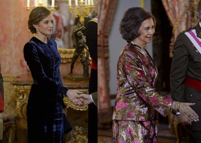 Doña letizia y doña sofía