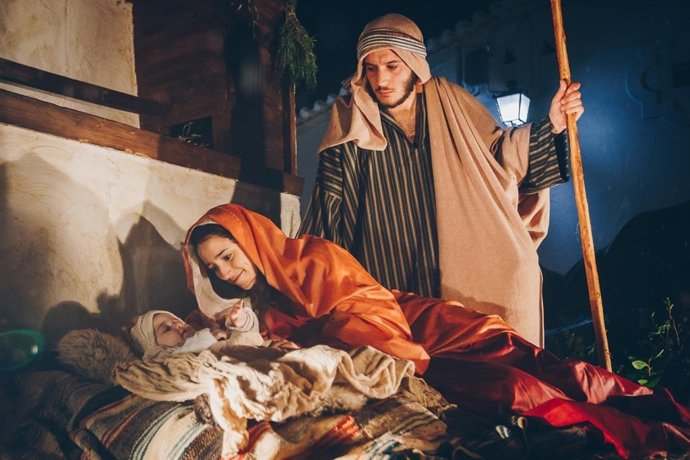 Escena de la cabalgata 