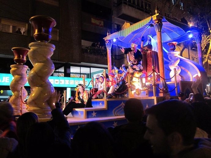 Cabalgata de Reyes de Zaragoza.