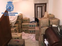 Intervenidos 3.000 kilos de hachís y detenidos cuatro presuntos narcotraficantes en La Línea