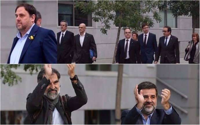Junqueras, els exconsellers i els Jordis