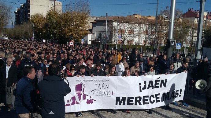 Manifestación de Jaén merece más