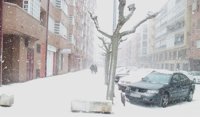 Copiosas nevadas y temperaturas mínimas de hasta -8º hasta el mediodía del lunes en CyL