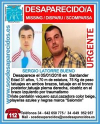 Buscan a un joven de 31 años desparecido en Santander