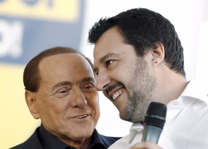 Berlusconi y Salvini