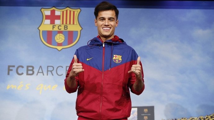 El nuevo jugador del FC Barcelona, Philippe Coutinho