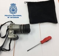 Detenido un hombre por atracar a un turista amenazándole con un destornillador en Las Palmas de Gran Canaria