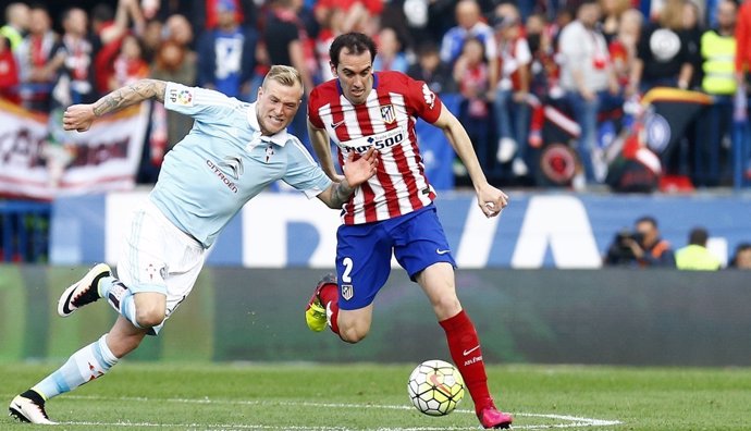 Godín y Guidetti en el Atlético de Madrid - Celta