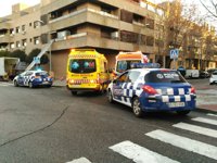 Tres heridos leves en un atropello múltiple por el hielo cuando cruzaban un paso de peatones de Pinto