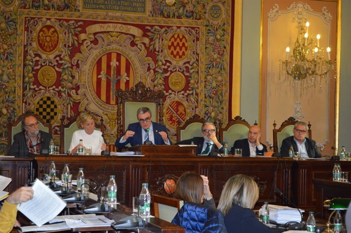 Ple de l'Ajuntament de Lleida de novembre