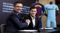 Bartomeu: "La paciencia de Coutinho con nosotros ha sido determinante"